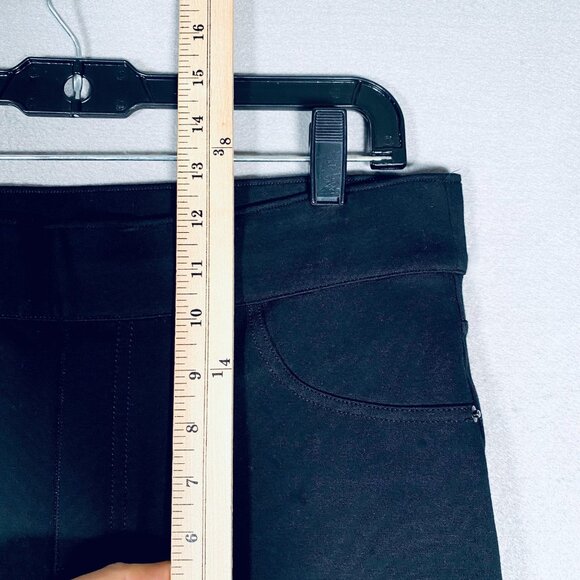 Spanx Pants Womens L Black Stretch Pull On Skinny Minimalist Career Goth - Picture 7 of 11